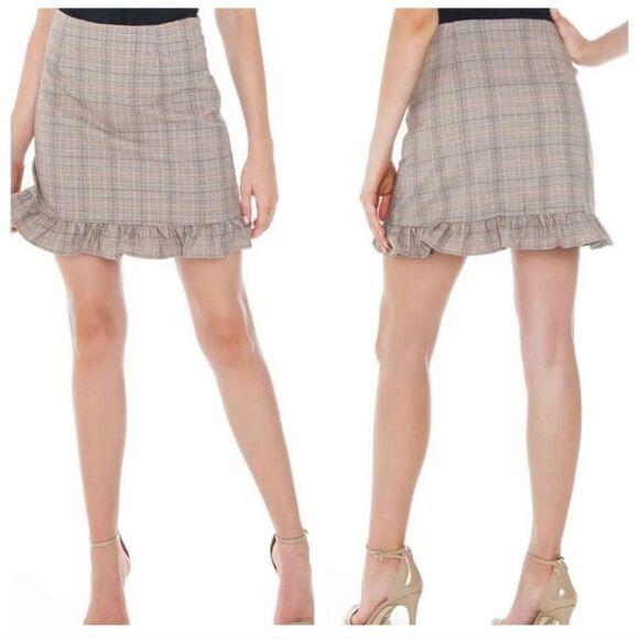 Cupcakes And Cashmere Plaid Matilda Caramel Mini EUC - Picture 2 of 7